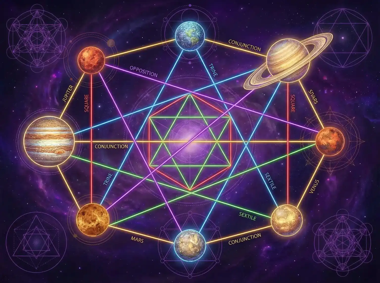 行星相位解读 - 情色网 | 占星学进阶